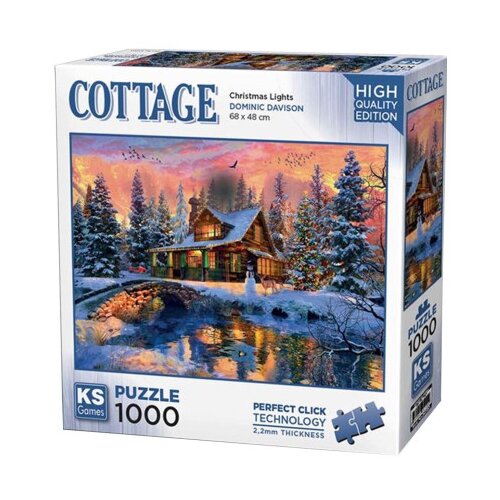 KS Games Igračka puzzle KOLIBA U &amp;Scaron;UMI 1000 dijelova 20720 Slike