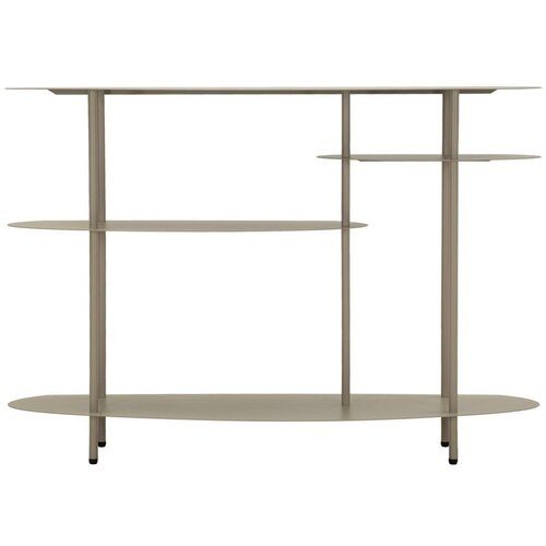 Mauro Ferretti Sivo-bež metalni pomoćni stol 34x118 cm Saturn &amp;ndash; Slike