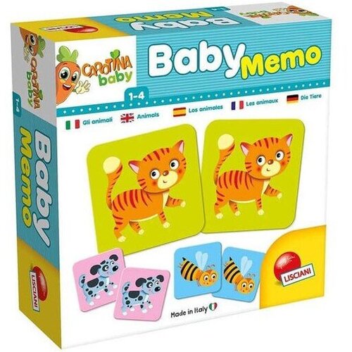 Lisciani Carotina baby memo 1-4 Životinje Cene