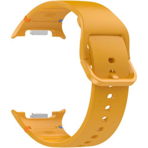 Chameleon Silikonski pa&scaron;ček za Samsung Galaxy Watch8 (40mm / 44mm) (22mm), Stitch oranžen Cene