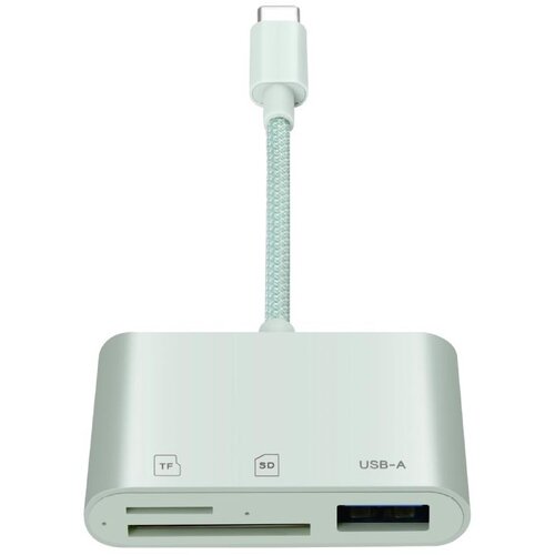 INF Type-C 3-v-1 čitalec kartic &ndash; SD/TF/USB, Visoka Hitrost Green, (5000282784) Cene