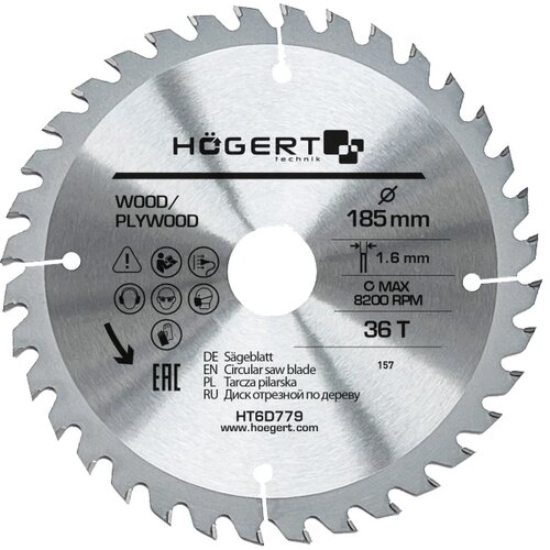 Hogert Testera za cirkular 185mm 36T Slike
