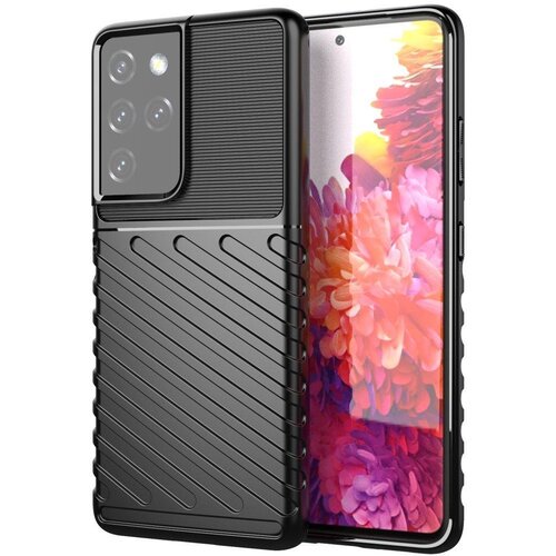  Ovitek za Samsung S22 Ultra| Thunder, Črn Cene
