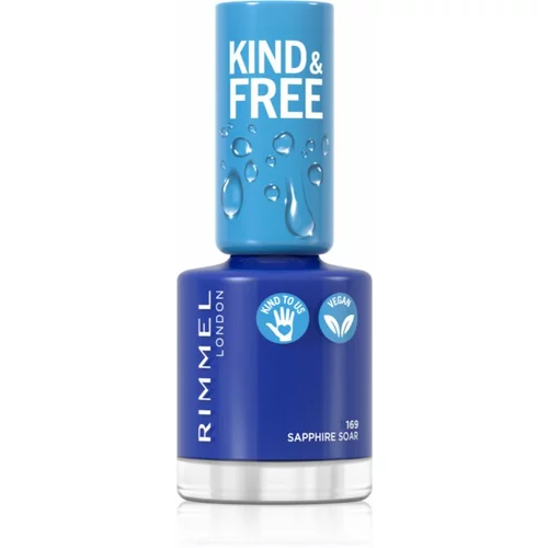 Rimmel London Kind & Free lak za nokte nijansa 169 Sapphire Soar 8 ml
