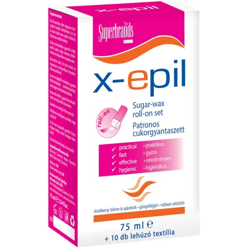 X EPIL - set za depilaciju šećernom patronom