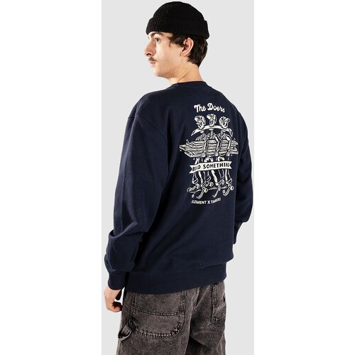 Element Timber Skeleton Gang Crew Pulover eclipse navy Slike