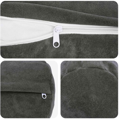  Presvlaka za jastuk 2 pcs HEERLEN Antracit &amp;Oslash; 15 x 40 cm Slike