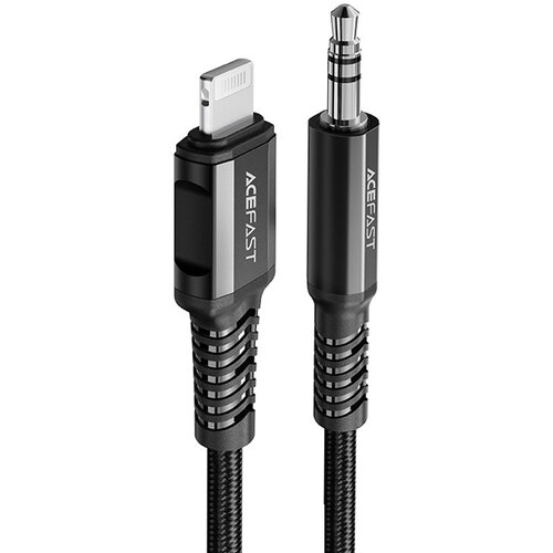 Acefast AUX audio kabel za iPhone MFI Lightning - 3,5mm mini jack 1,2m črn, (21090891) Cene
