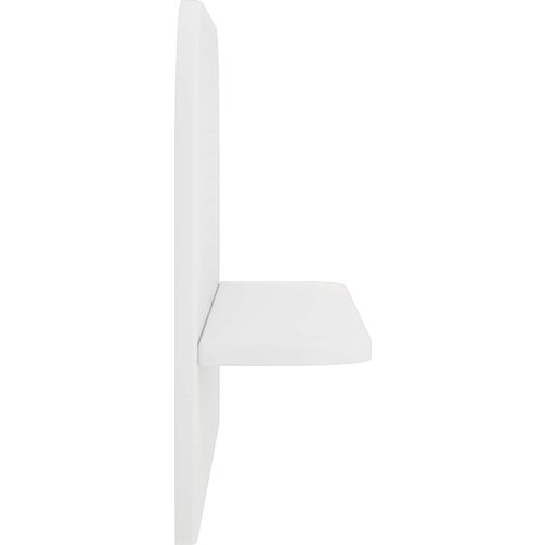  Zidna polica 2 kom. Bijela 60 x 13,5 x 37,5 cm Prerađeno drvo Slike