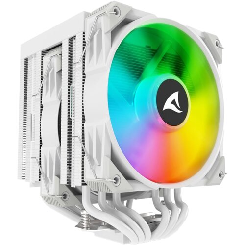 Sharkoon CPU hladnjak A60 RGB White Air Cooler Intel AMD Slike