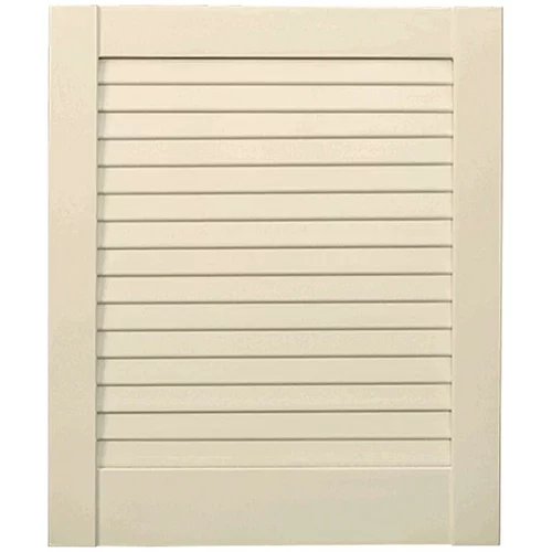  Vrata s lamelama (Š x V: 394 x 1.980 mm, Vrsta lamela: Zatvorenog oblika, Bijele boje)