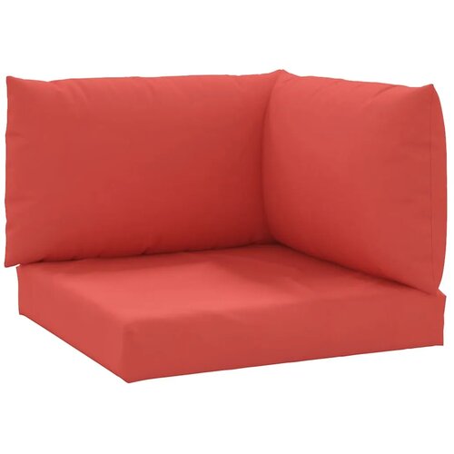  Jastuci za sofu od paleta | SET od 3 kom | crveni | od tkanine - OUTLET - NEPREUZETO Slike