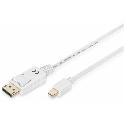 Digitus displayport-displayport mini kabel 1m bel AK-340102-010-W Cene