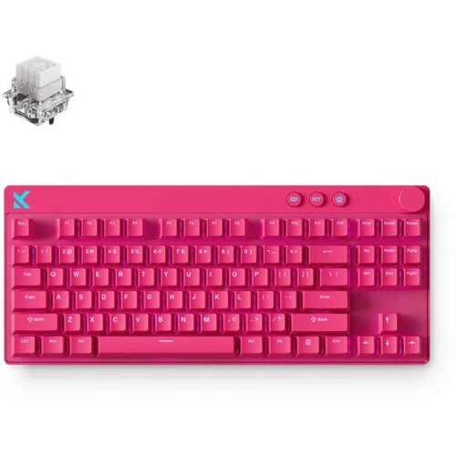 Oblivion gaming oprema Gaming tastatura MCHOSE Mix 87 Rose Red/Mount Tai Magnetic switch GT Cene