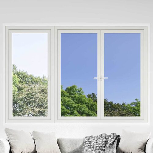  Static Reflective Solar Window Film Srebrna 60 x 2000 cm PVC Cijene