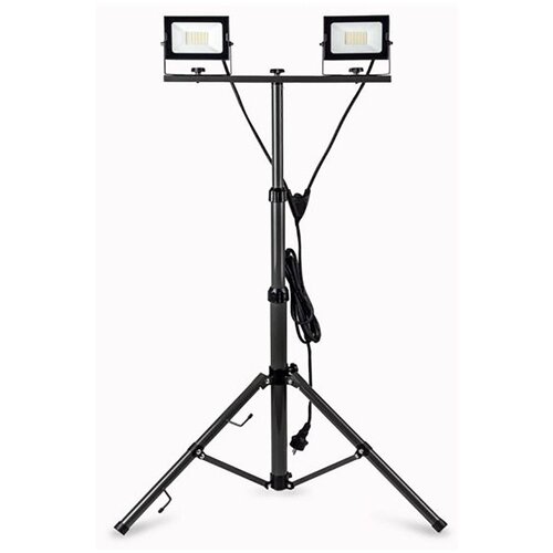 Avide LED reflektor in stojalo Slim 2x20W, crna ABSSFLNW-20W Cene