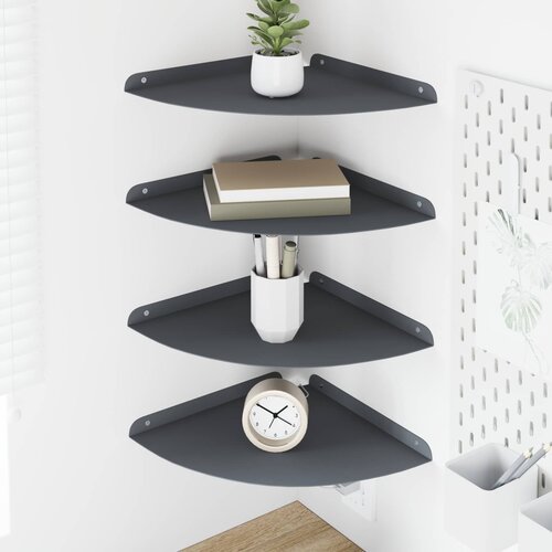  Lebdeća polica s policom 4 pcs Antracit 30 x 30 x 2 cm Cijene