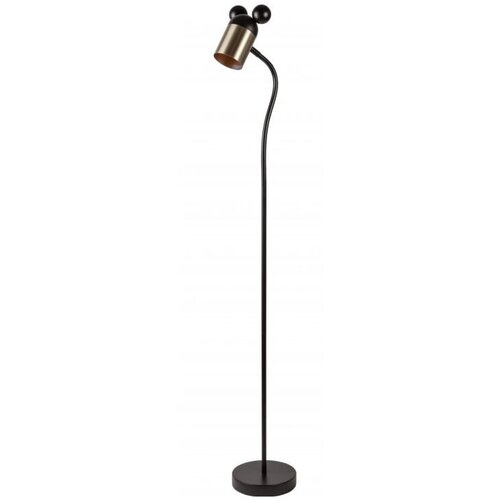 Gtv Crna/u zlatnoj boji stojeća svjetiljka s metalnim sjenilom (visina 133,5 cm) Mouse &amp;ndash; Slike