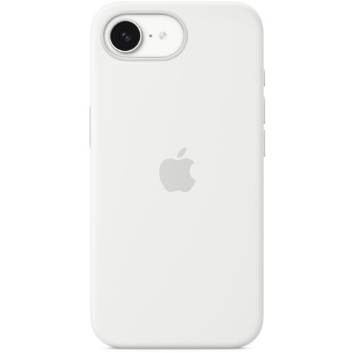 Apple iPhone 16e Silicone Case &ndash; White Cene