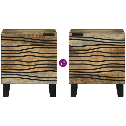  Noćni ormar Prirodna 40 x 33 x 46 cm Konstruirano drvo Slike