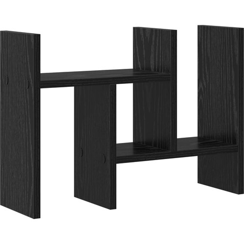 vidaXL Organizator za stol Crni hrast 50x15.5x35.5 cm Cijene