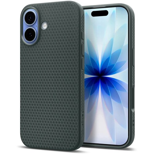 Spigen SGP, Ovitek za iPhone 17 model Liquid Air mehak nedrseč, Zelena, (5000190514) Cene