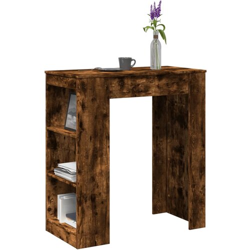  Barski stol s držačima boja hrasta 95x47x103,5 cm drveni Cene