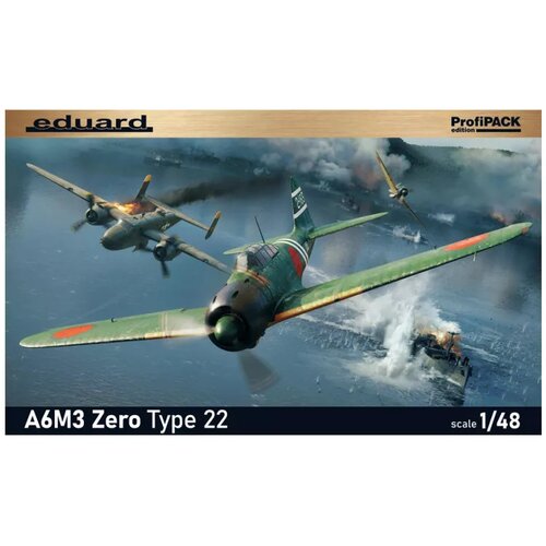 Eduard model kit aircraft - 1:48 A6M3 zero type 22 Cene