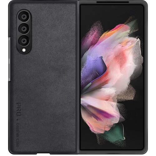  Shangsu Maska za mobilni telefon Samsung Galaxy Z Fold3, Crna Cene
