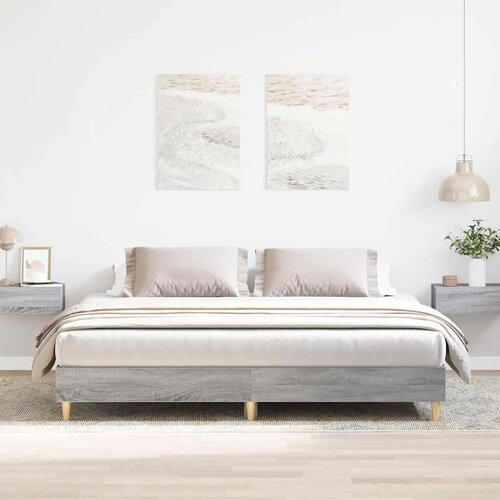  Posteljni okvir brez vzmetnice 180x200 cm inženirski les, (21790659) Cene