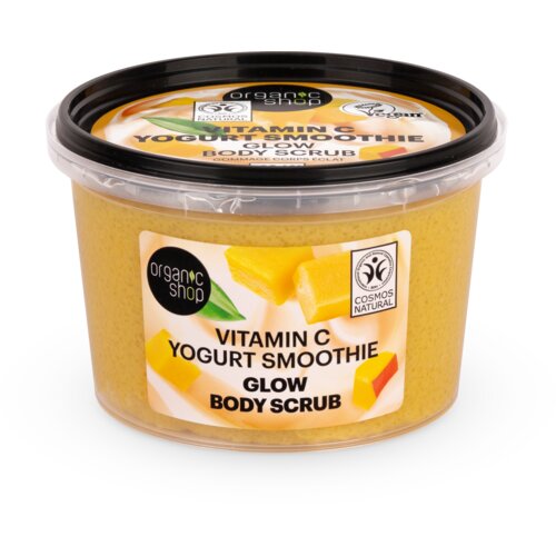 Organic Shop Glow Body Scrub Vitamin C Jogurt Smoothie - 250 ml Cene