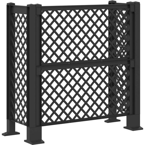  Re&amp;scaron;etak za kantu Antracit 123 x 47 x 114 cm PP Slike