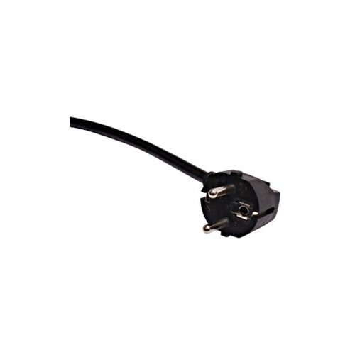 Schrack 19&amp;#039;&amp;#039; Nap. panel 9xSCHUKO+On/Off, 1HU, ALU, kabl 2m, crn ALU profil Slike