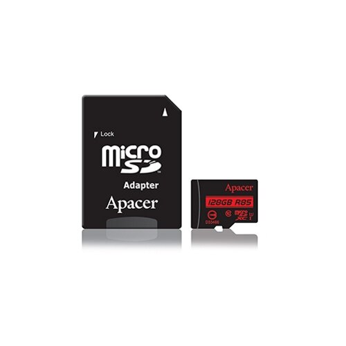 Apacer Memorijska kartica UHS-I U1 MicroSDXC 128GB class 10 + Adapter AP128GMCSX10U5-R Slike