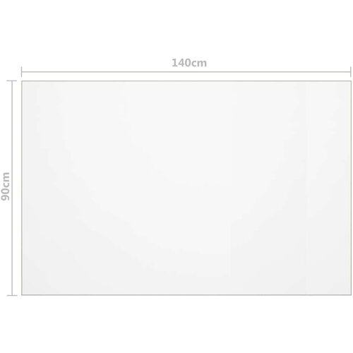  Za&amp;scaron;tita za stol prozirna 140 x 90 cm 1 6 mm PVC Slike