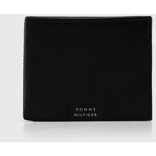 Tommy Hilfiger Kožni novčanik za muškarce, boja: crna
