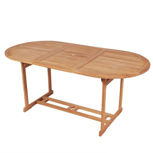 vidaXL Vrtna miza 180x90x75 cm trdna tikovina Cene