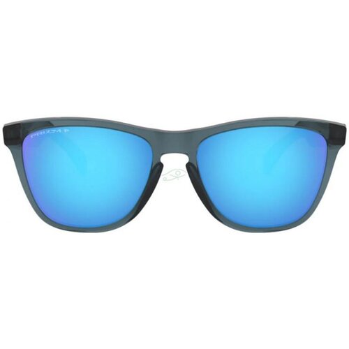 Oakley Frogskins 9013F6 Crystal Black/Prizm Sapphire Polarized Slike