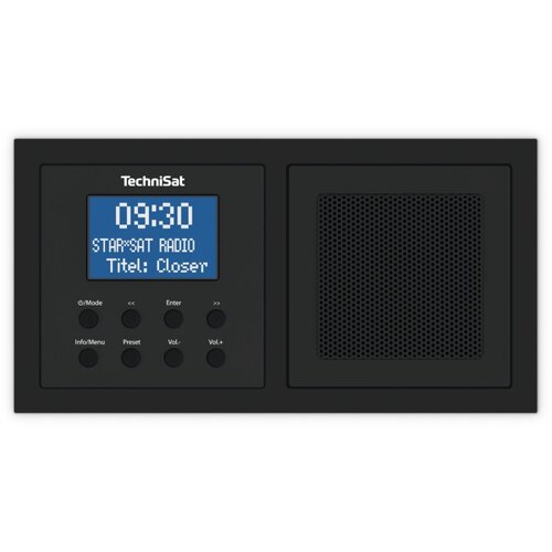 Technisat DIGITRADIO UP 1 plug-in radio DAB+ (1012), UKW (1014) Bluetooth®, DAB+, UKW funkcija alarma, uklj. kutija zvučnika crna Cijene