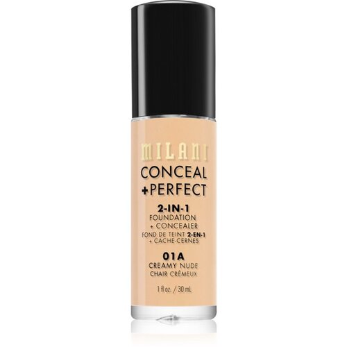 Milani Conceal + Perfect 2-in-1 Foundation And Concealer tekoči puder 01A Creamy Nude 30 ml Cene