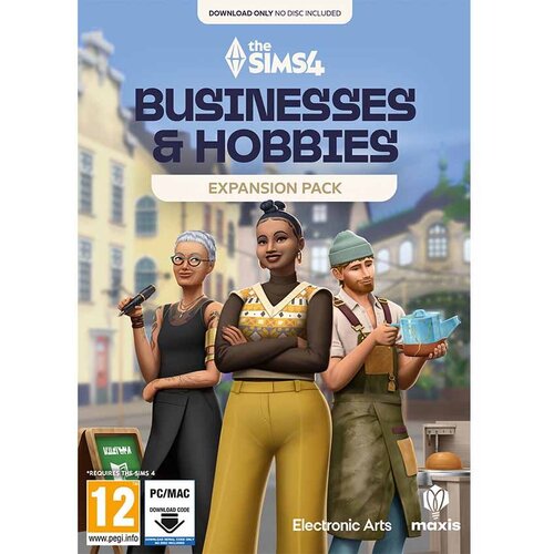 Electronic Arts PCG The Sims 4: Business &amp;amp; Hobbies (EP18) (Code In A Box) Slike