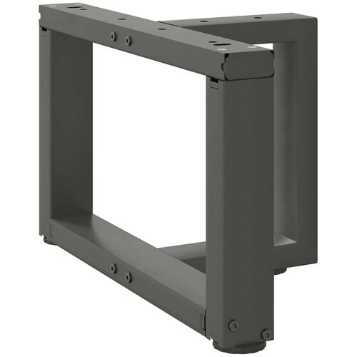  Noge za klubsko mizico v obliki črke T 2 kosa antracit 40x25x(30-31) cm jeklo, (22124019) Cene