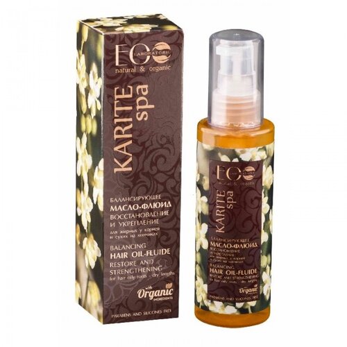 ECO LABORATORIE Balansirajuće tečno ulje za kosu "Oporavak i jačanje kose" EO Laboratorie KARITE SPA 100ml Cijene