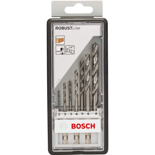 Bosch 7-delni Robust Line set burgija za drvo sa &amp;scaron;estostranim prihvatom (2607019923) Slike