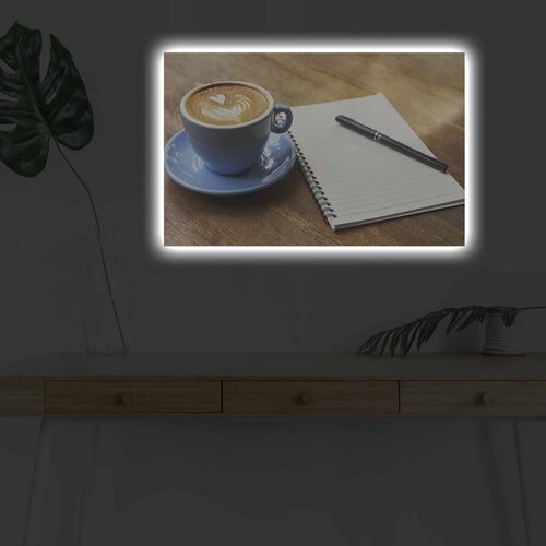 Wallity Slika sa LED osvetljenjem 4570KDACT-002, 45x70 cm Cene