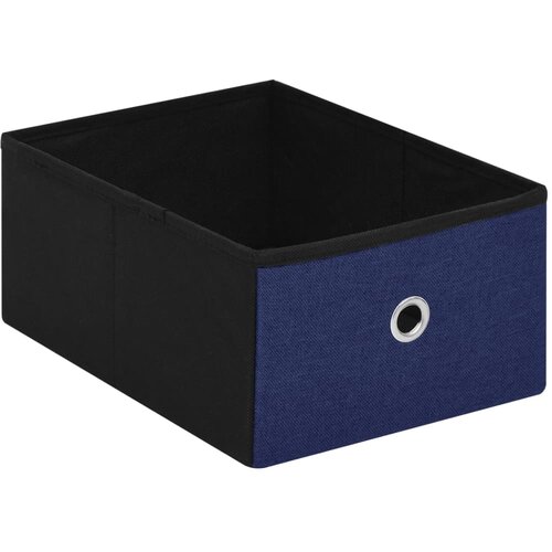  Sklopiva klupa za pohranu plava 76x38x38 cm od umjetnog platna Slike