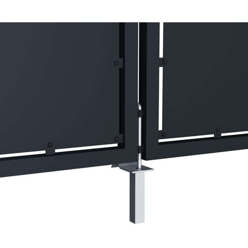 vidaXL Vrtna vrata čelična 350 x 75 cm antracit Cijene