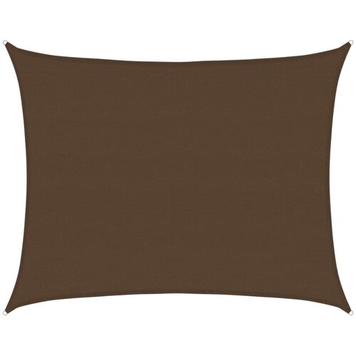  Jedro za za&amp;scaron;titu od sunca 160 g/m&amp;sup2; smeđe 6 x 7 m HDPE Slike