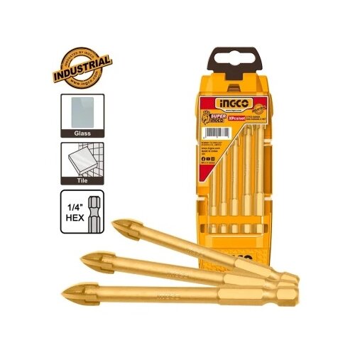 Ingco akd7058 set burgija za staklo 5/1 super ( AKD7058 ) Slike