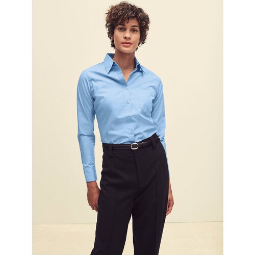 Fruit Of The Loom Blue women's poplin shirt classic Cijene